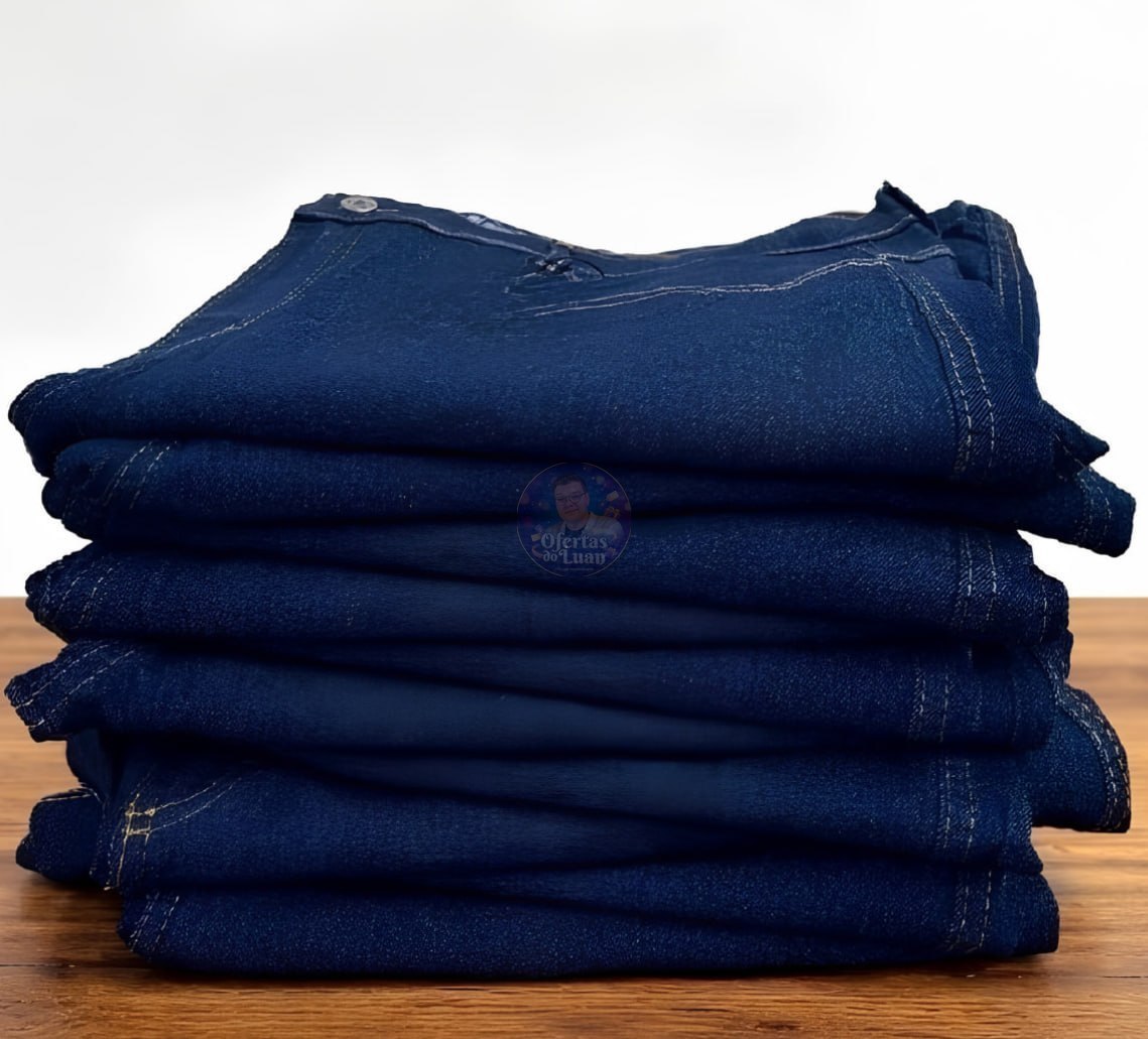 Kit Com 4 Calças Jeans Lycra Elastano Reforçada
