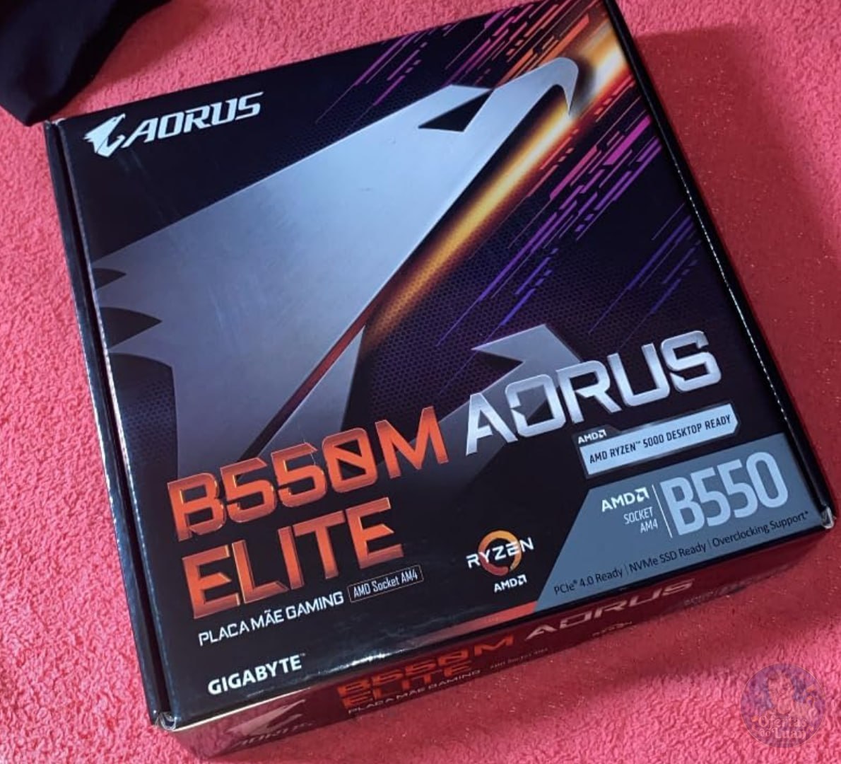 Placa Mãe Gigabyte B550M AORUS ELITE AM4