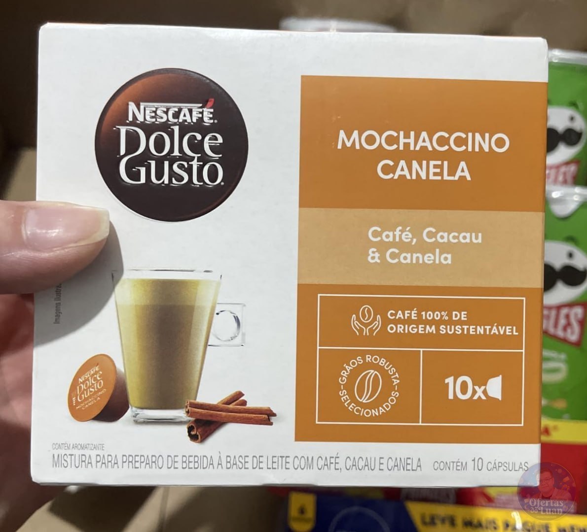 10 Cápsulas NESCAFÉ DOLCE GUSTO Mochaccino Canela