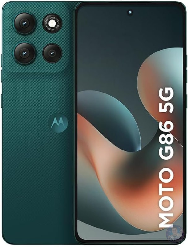 Motorola Moto G86 5G - 512GB 24GB RAM - Câmera 50MP Sony - Verde Escuro