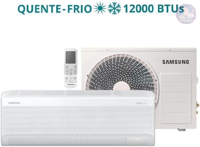 Ar Condicionado Split Inverter Samsung WindFree AI Pro 12000 BTUs Quente e Frio