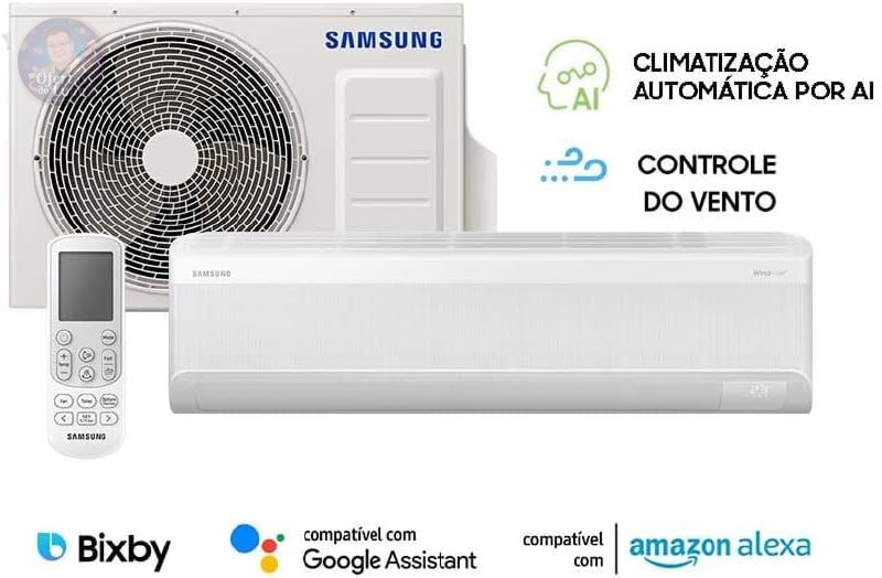️ Samsung Ar-condicionado Split Inverter WindFree AI 18.000 BTUs - Branco