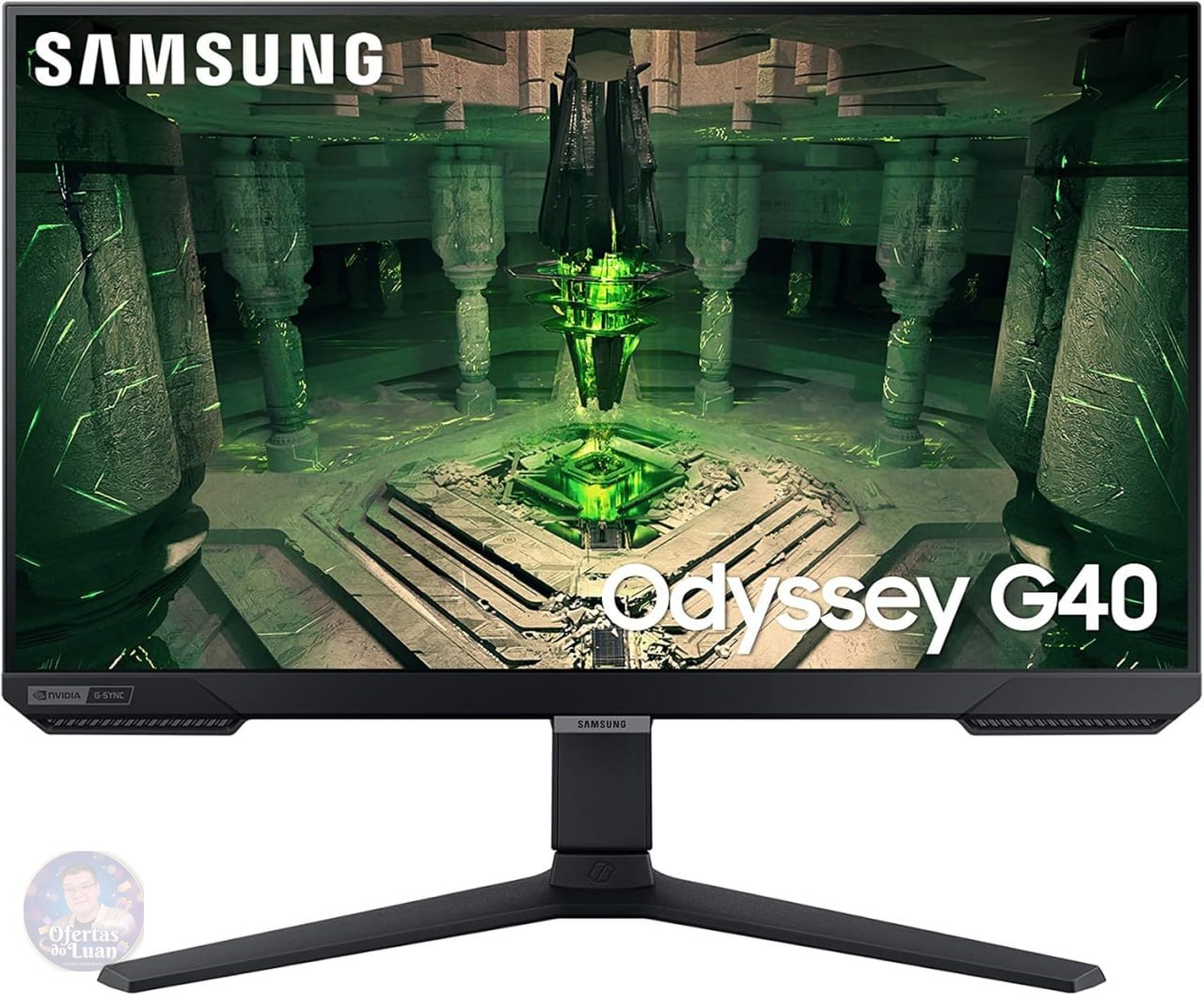 Samsung Odyssey 25" FHD 240Hz - 1ms - Gsync Freesync - Preto