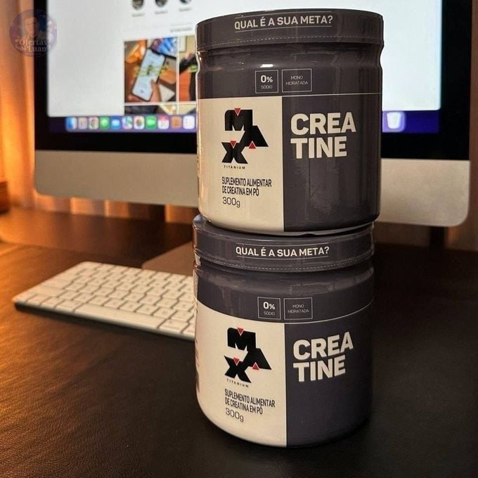 Kit com 2x Creatina 100% Max Titanium 300g
