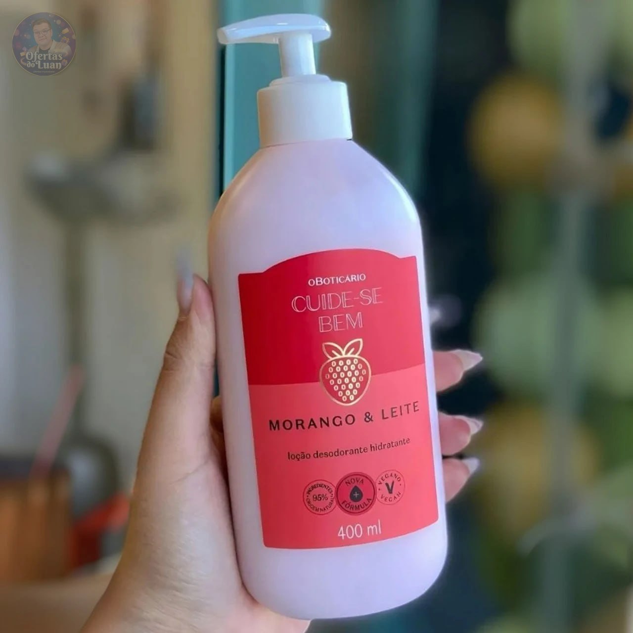 Hidratante Cuide-se Bem Morango E Leite 400ml