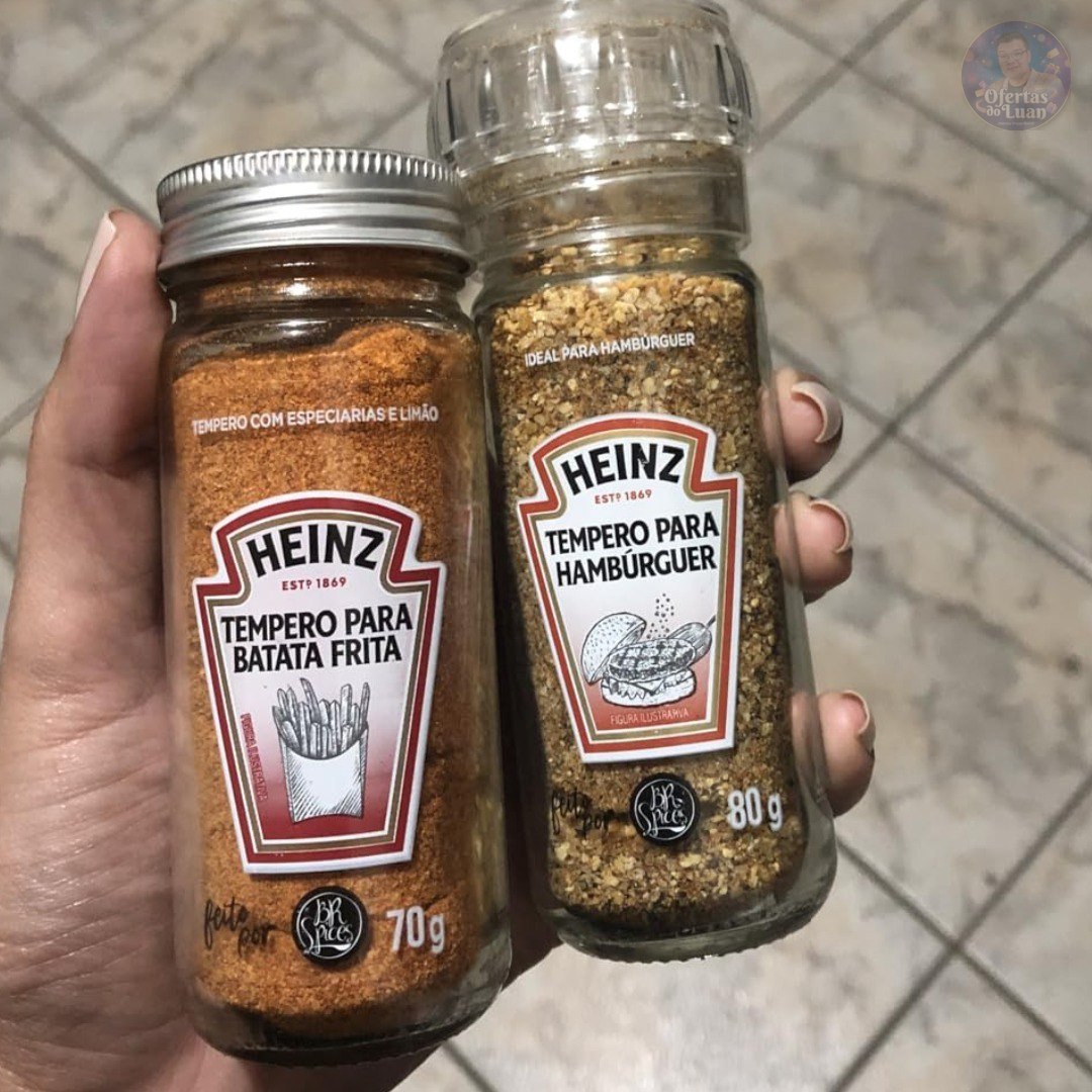 Heinz Kit Temperos para Hambúrguer e Batata 150g
