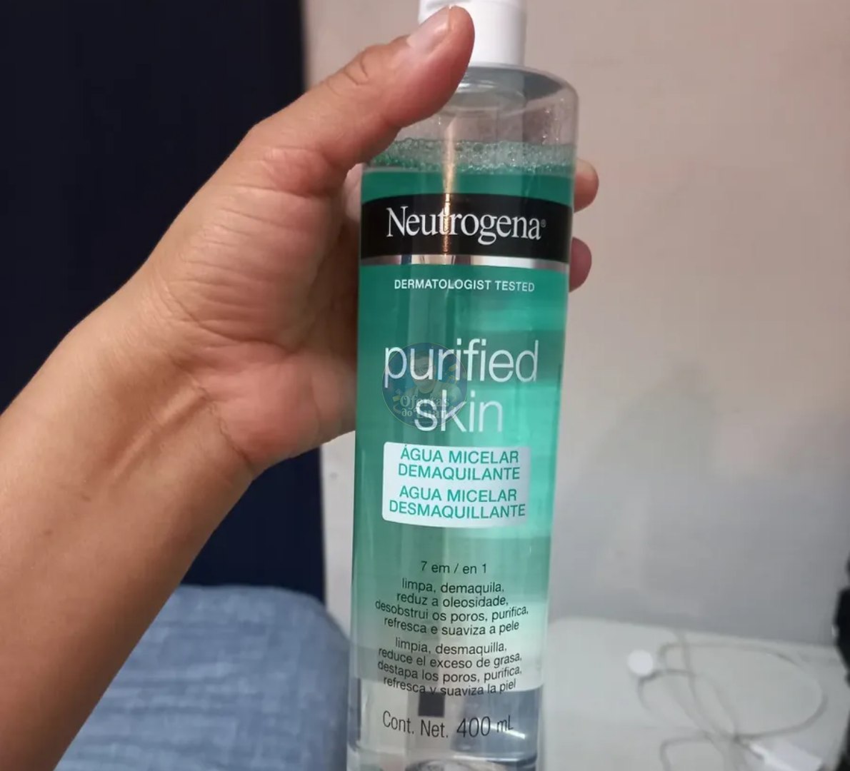 Água Micelar Demaquilante Purified Skin 7 em 1 400mL Neutrogena