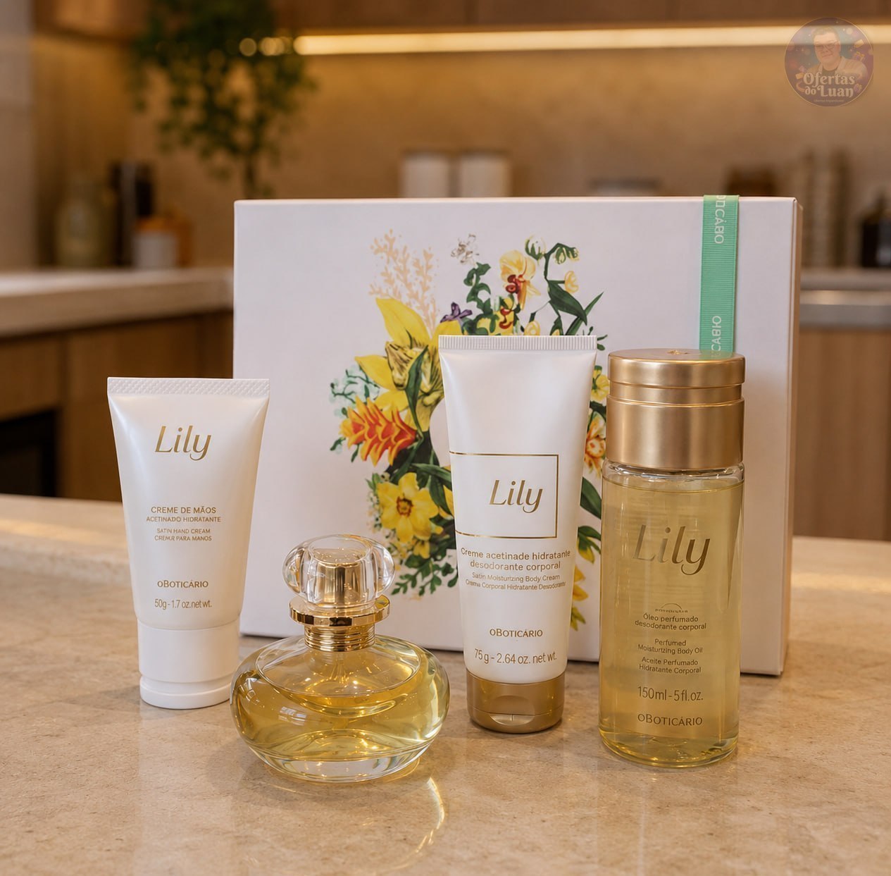 O Boticário Lily Kit Presente (4 Itens)