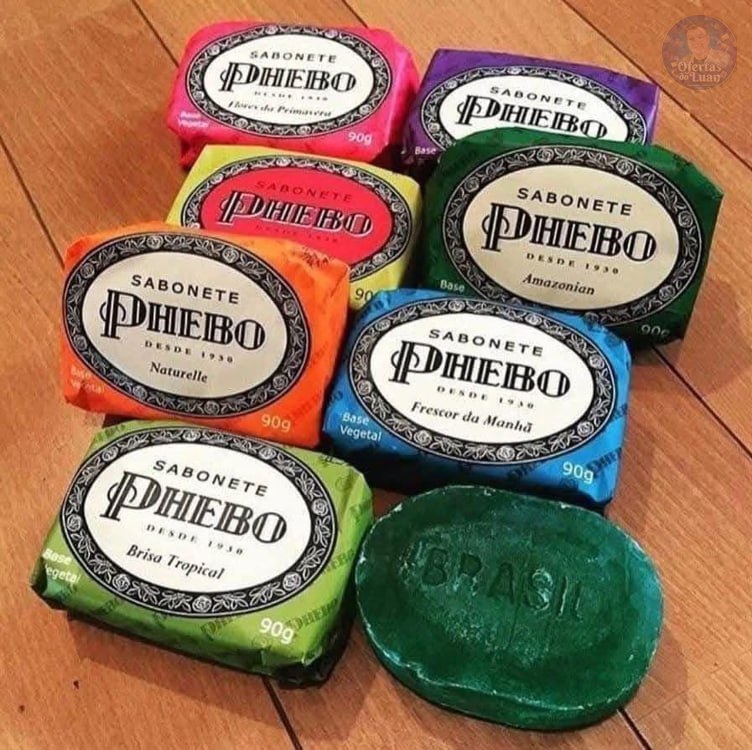 Kit Sabonete, PHEBO, Amarelo, 720g