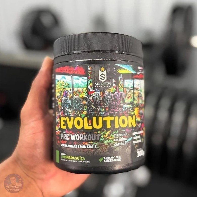 Pré Treino Evolution 300g Soldiers Nutrition (Melância ou Blueberry)